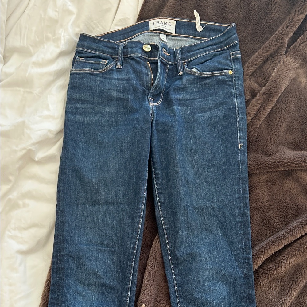 Frame Denim Women's Dark Blue Skinny Jeans